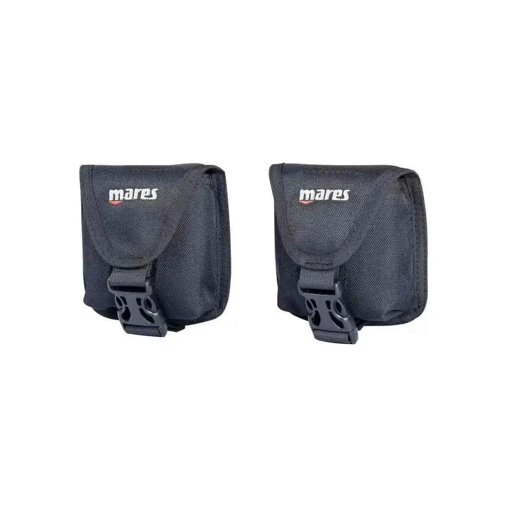 Trim Weight Bleisystem trim weight pockets for scuba tanks, black, 2 kg capacity each.