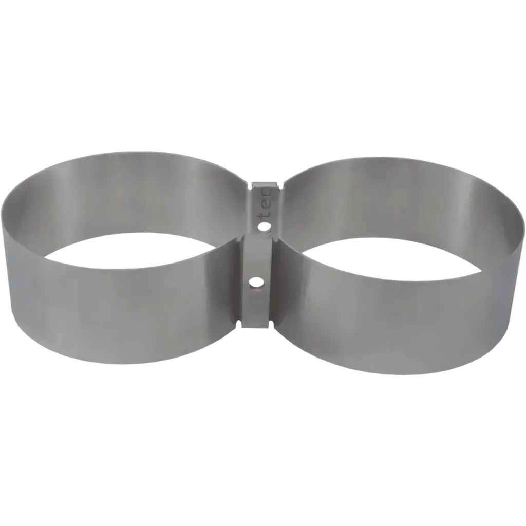 v4tec Tankbands 140 H 154 mm Kit Stainless Steel 140/154mm