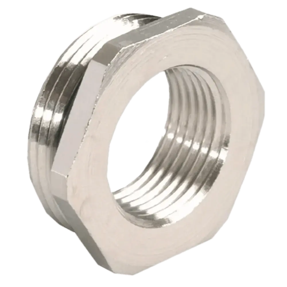 WAM E/O Cord Adapter from M16x1.5 to M12x1.5 nickelplated