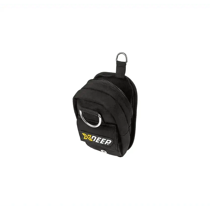 xDeep Backmount Cargo Pocket for divers, durable and spacious, easy backmount attachment.