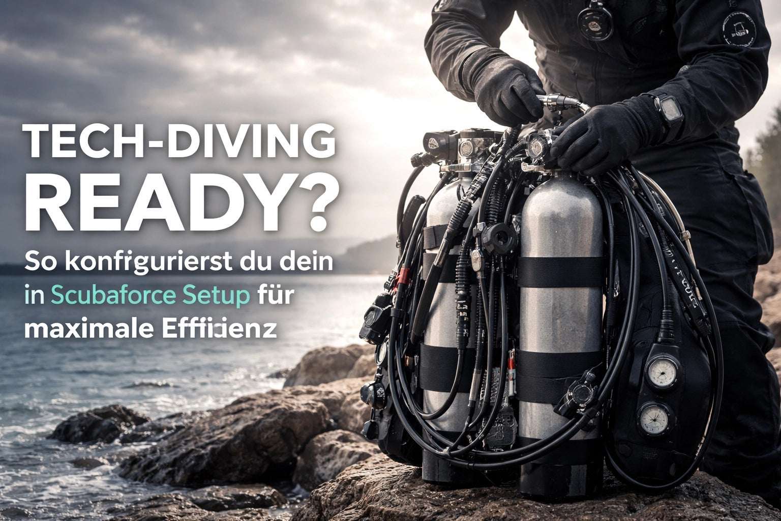 Tech-Diving Ready? So konfigurierst du dein Scubaforce Setup für maxim
