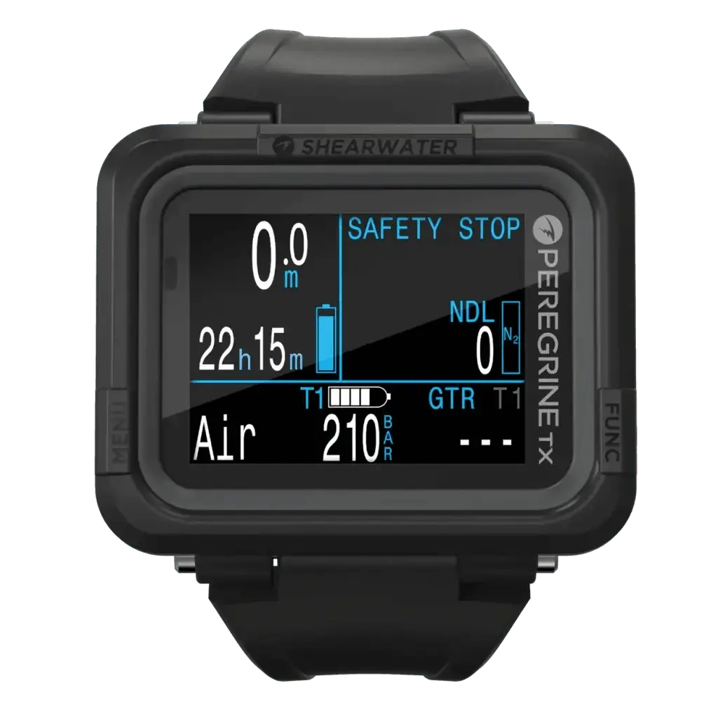 Shearwater Peregrine TX Tauchcomputer für Sport- und technische Tauchgänge