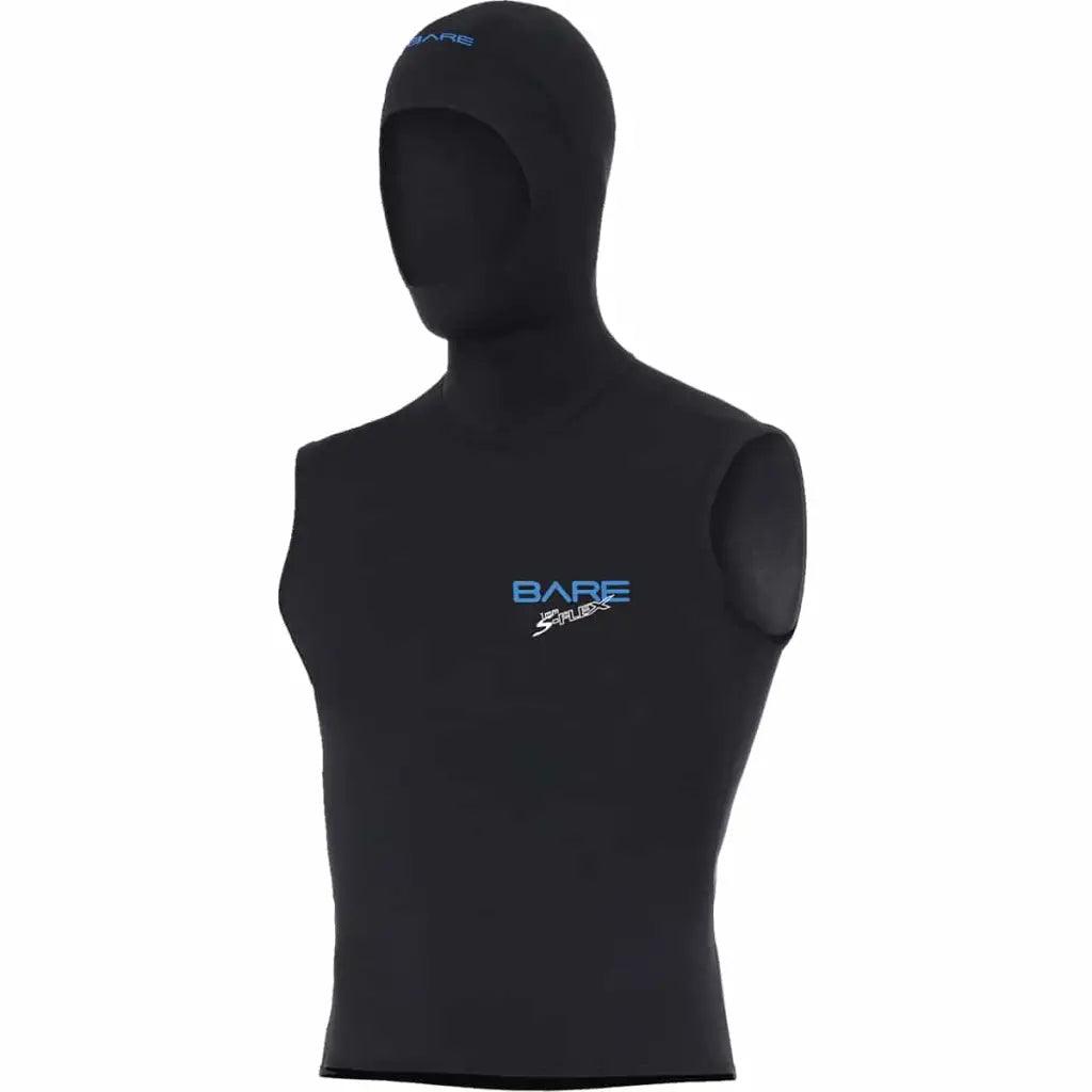 1mm Hooded Vest Mens Black