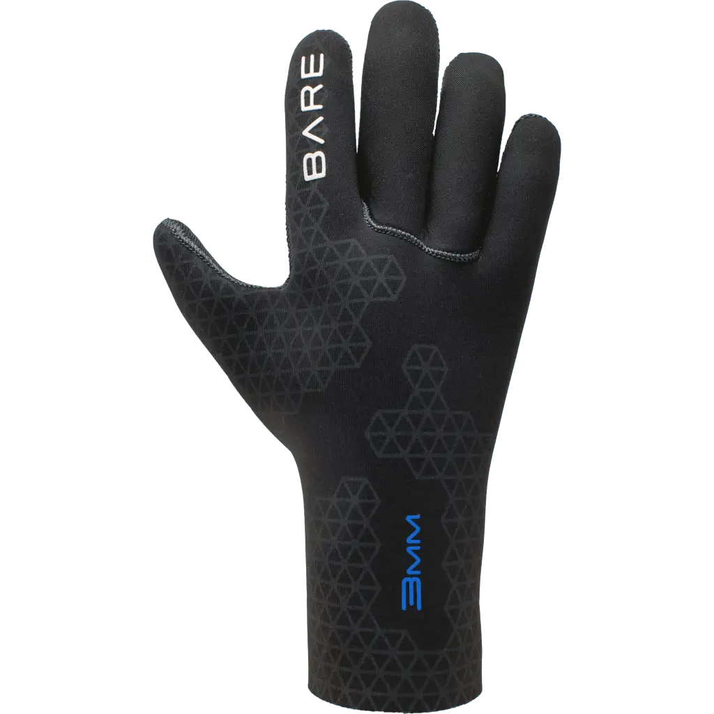 3mm S-Flex Glove Black - M
