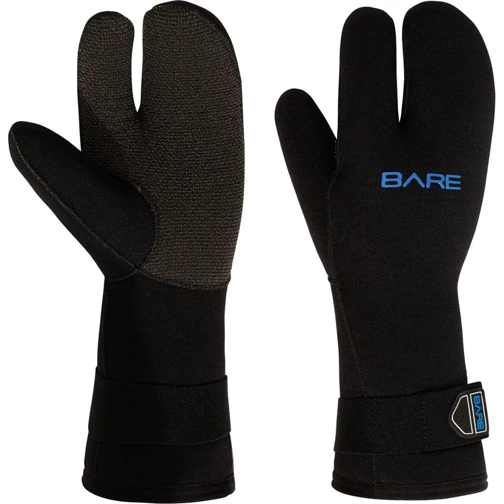 7mm K-Palm Mitt Black - XS