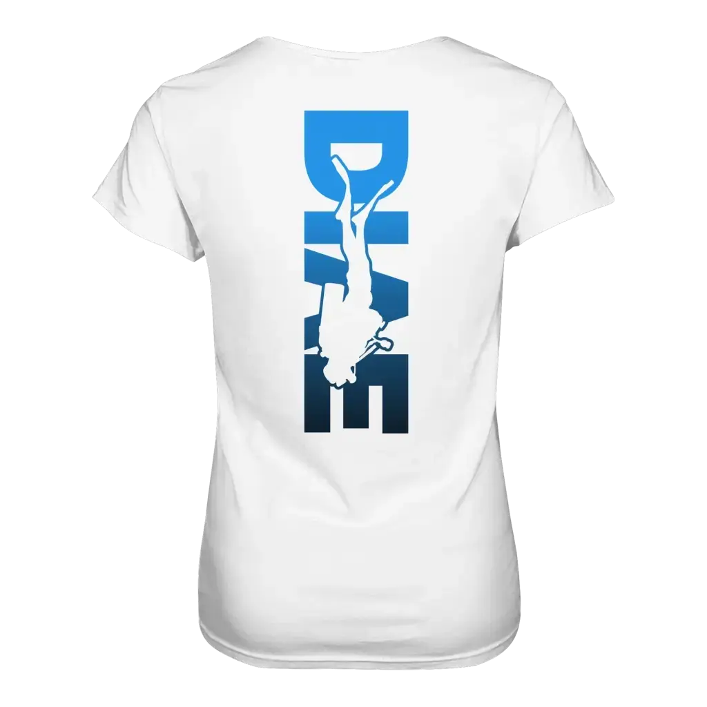 Dive Down Logo auf der Rückseite - Ladies Premium Shirt