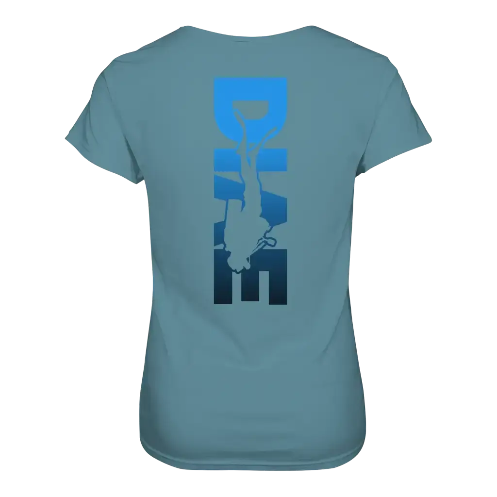 Dive Down Logo auf der Rückseite - Ladies Premium Shirt