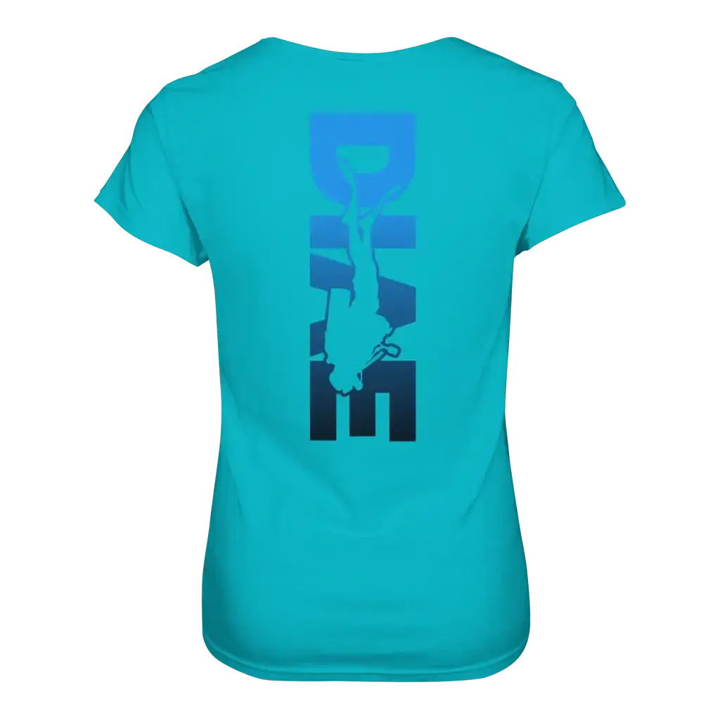 Dive Down Logo auf der Rückseite - Ladies Premium Shirt