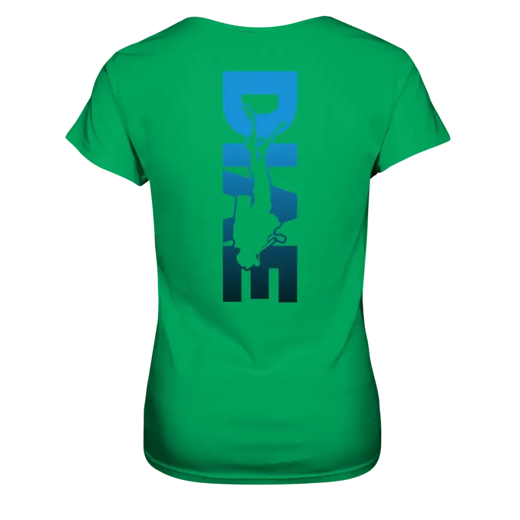 Dive Down Logo auf der Rückseite - Ladies Premium Shirt