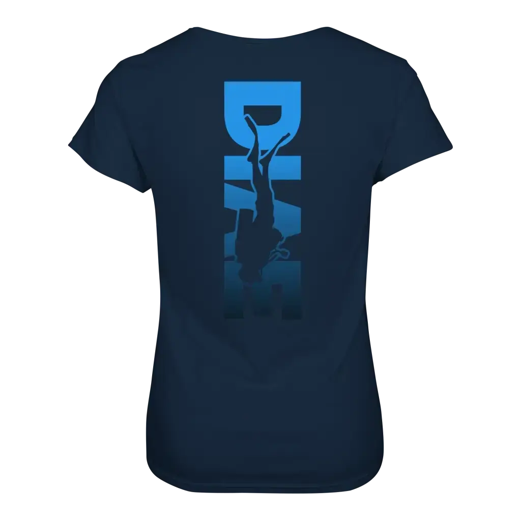 Dive Down Logo auf der Rückseite - Ladies Premium Shirt