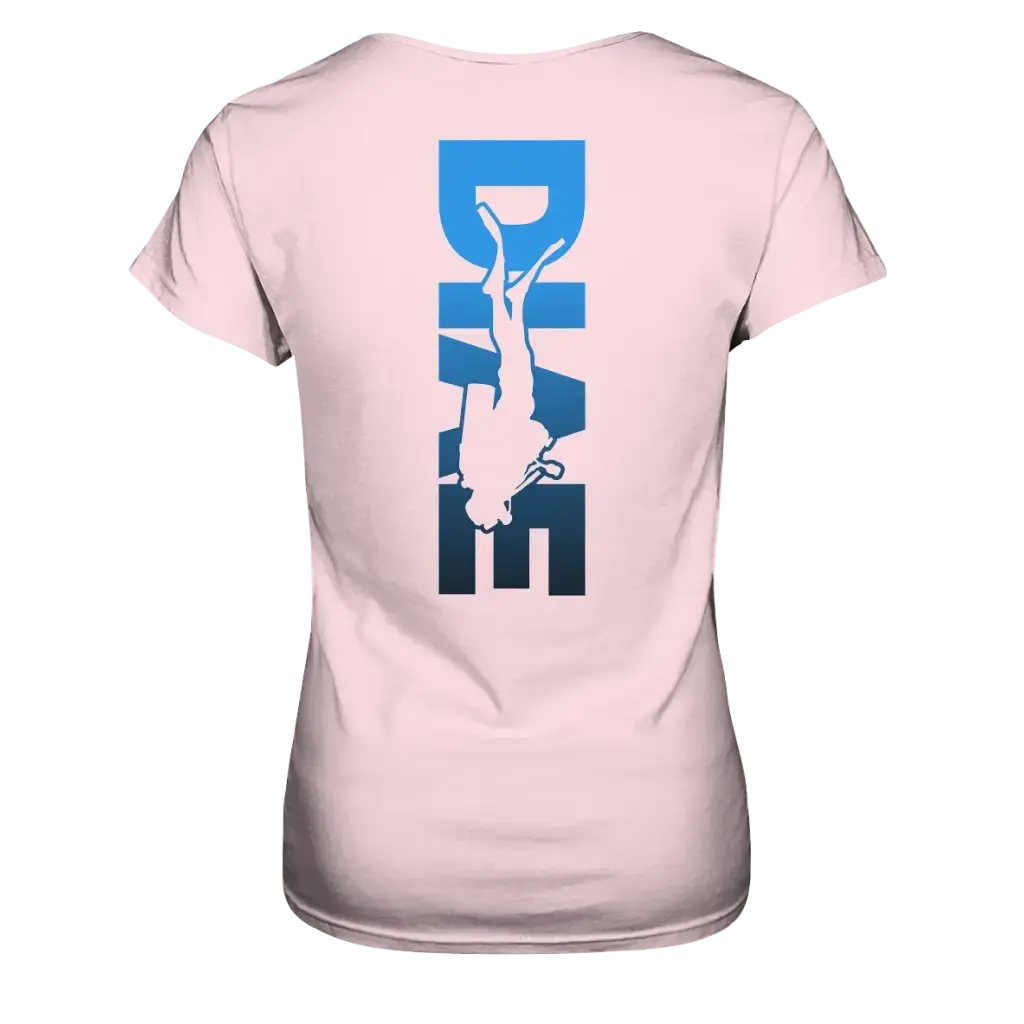 Dive Down Logo auf der Rückseite - Ladies Premium Shirt