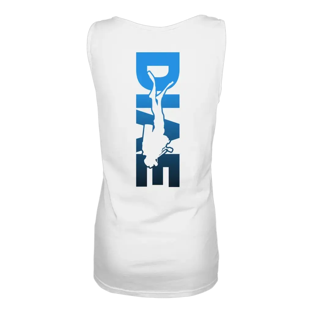 Dive Down Logo auf der Rückseite - Ladies Tank-Top