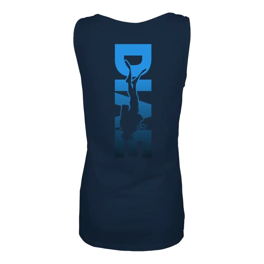 Dive Down Logo auf der Rückseite - Ladies Tank-Top