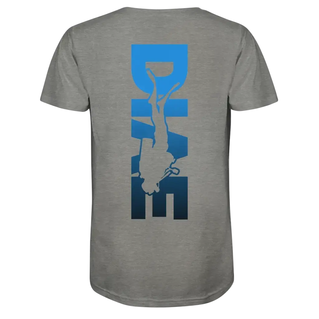 Dive Down Logo auf der Rückseite - Organic Shirt - Mid