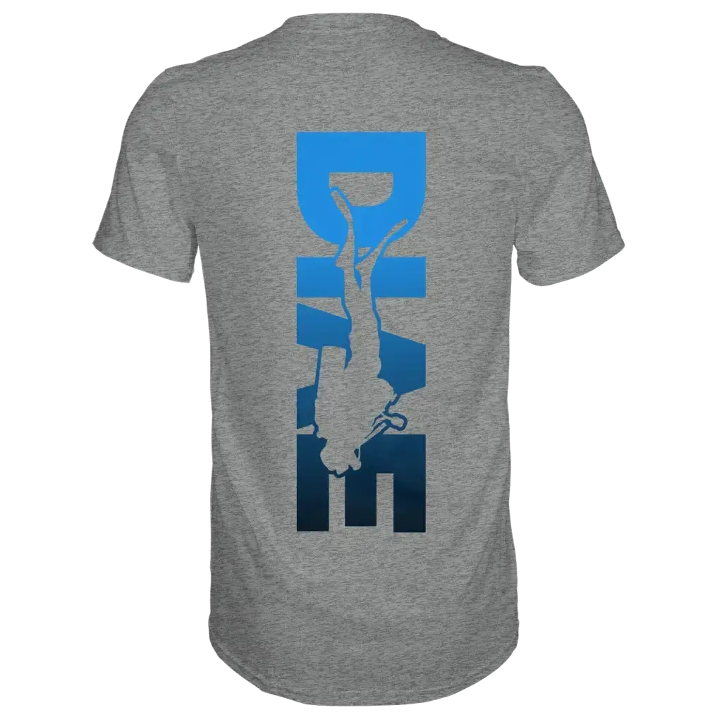 Dive Down Logo auf der Rückseite - Premium Shirt