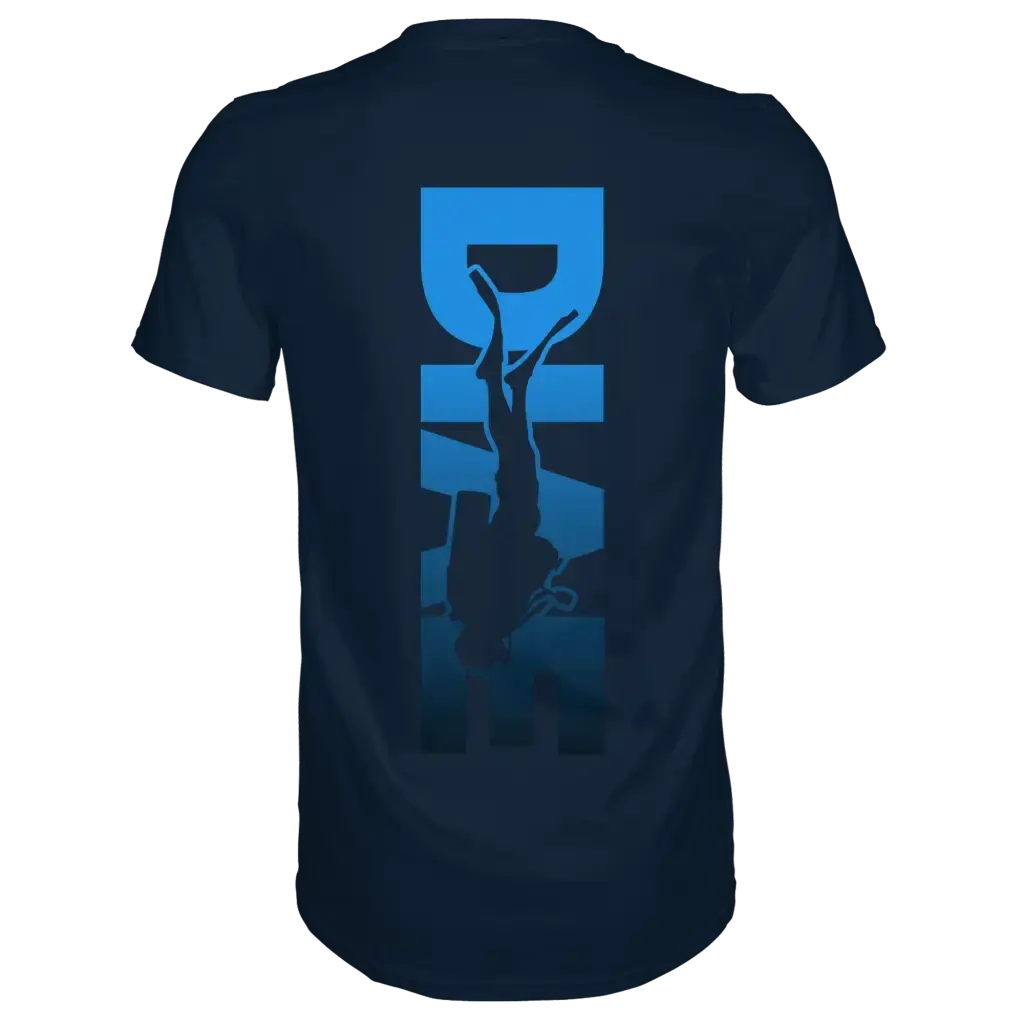 Dive Down Logo auf der Rückseite - Premium Shirt