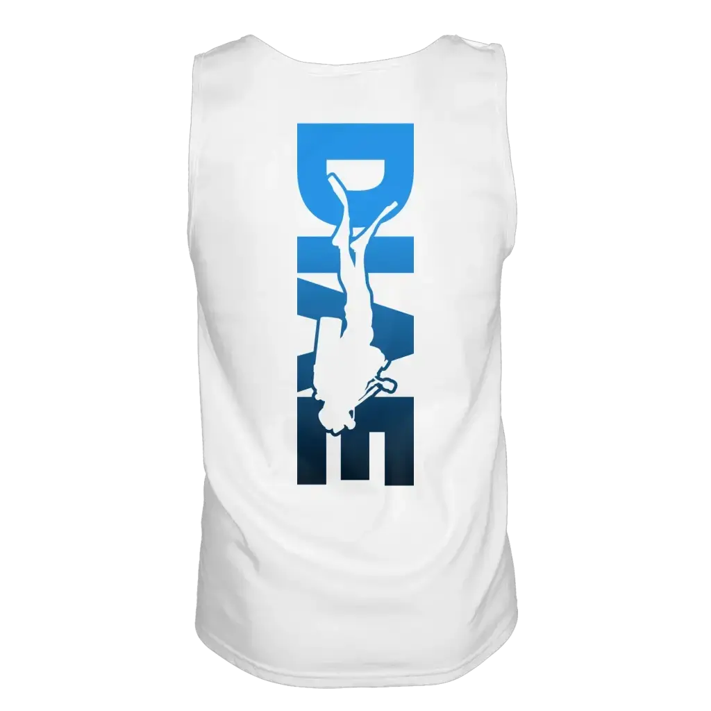 Dive Down Logo auf der Rückseite - Tank-Top - Tank-Tops