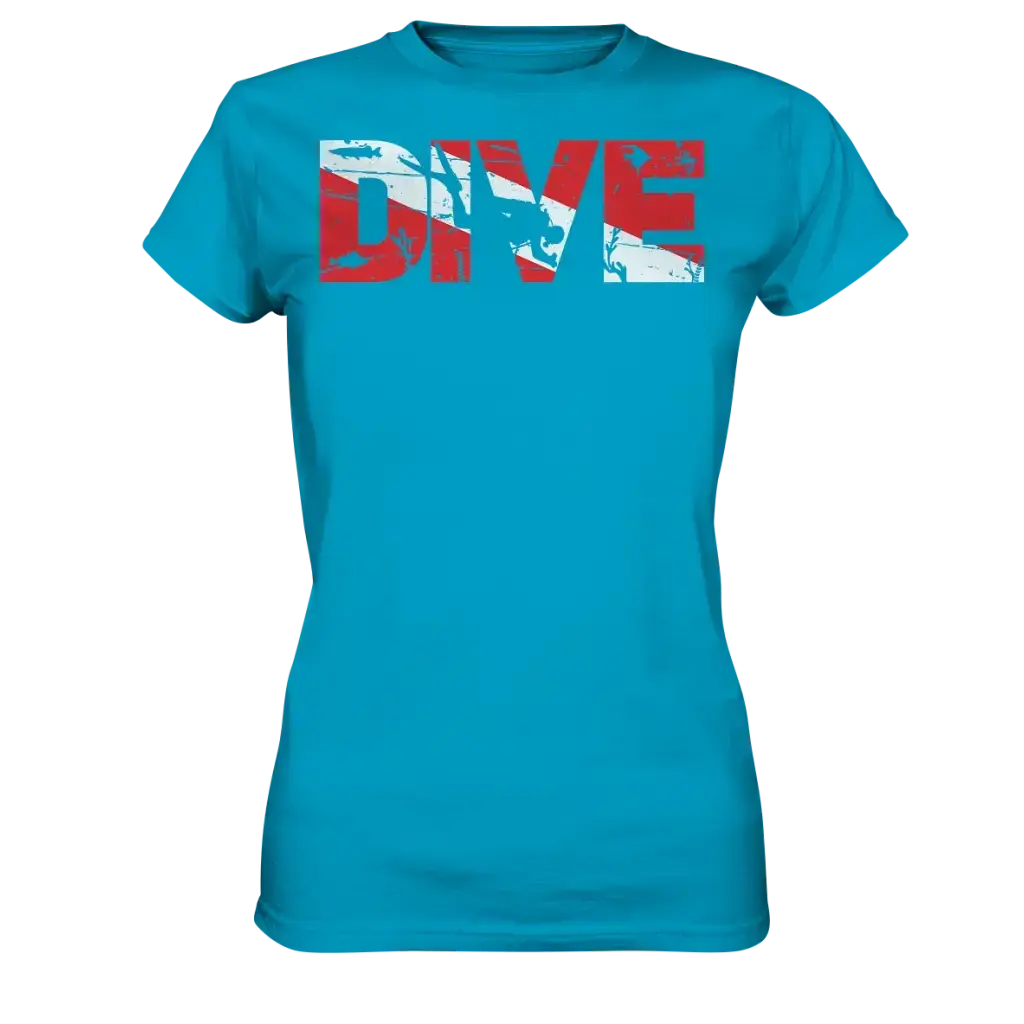Dive Flag - Ladies Premium Shirt - Atoll / XS - Lady-Shirts