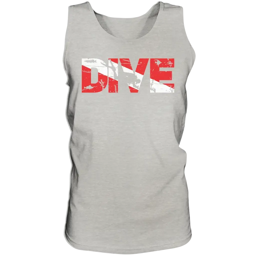 Dive Flag - Tank-Top - Sport Grey (meliert) / S - Tank-Tops