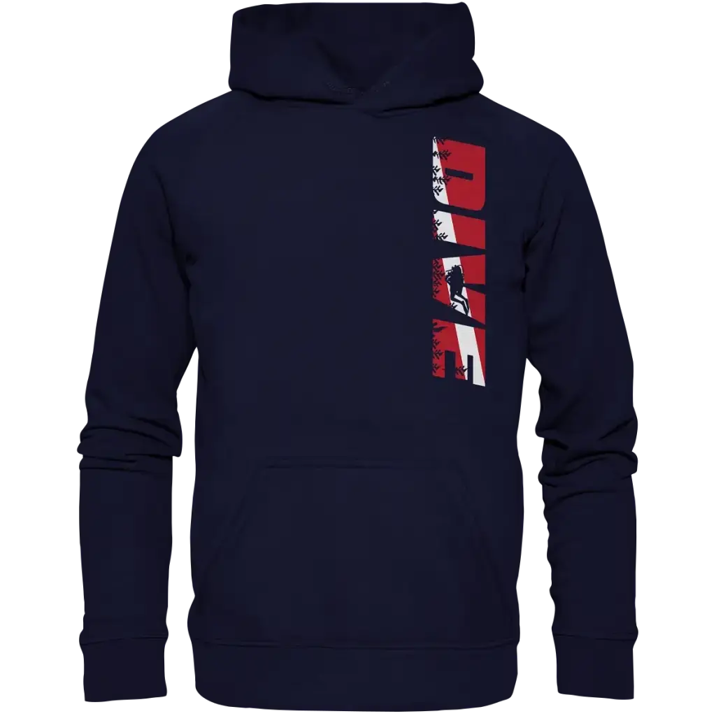 Dive Side Print - Basic Unisex Hoodie - Hoodies