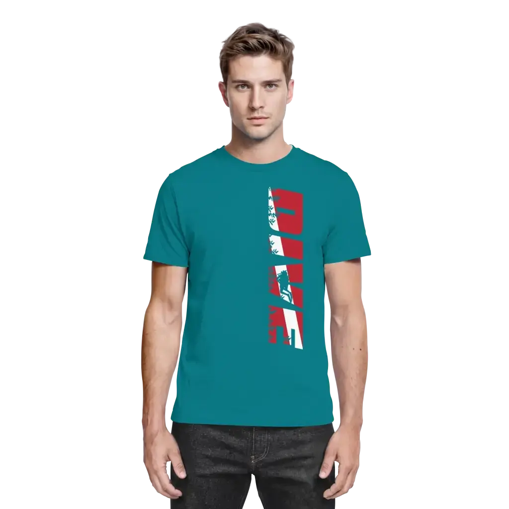 Dive Side Print - Premium Shirt - Unisex-Shirts