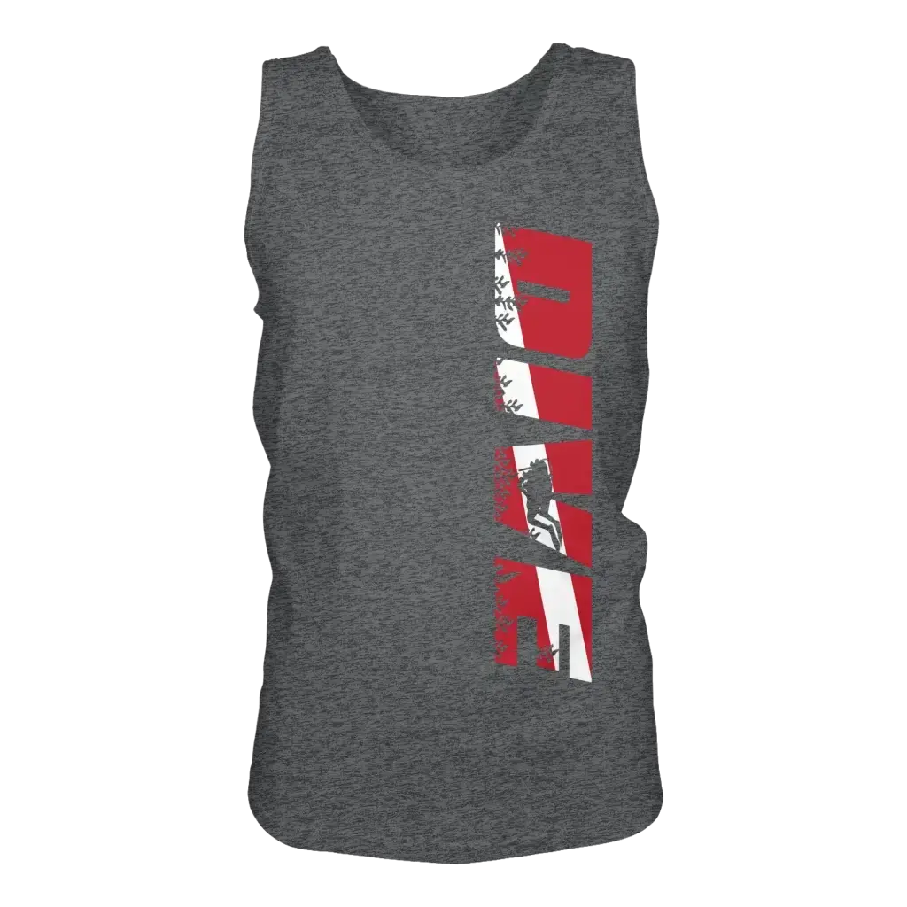 Dive Side Print - Relaxed Tank Top - Tank-Tops