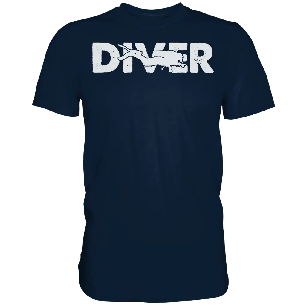 Diver - Taucher - Premium Shirt - Navy / S - Unisex-Shirts