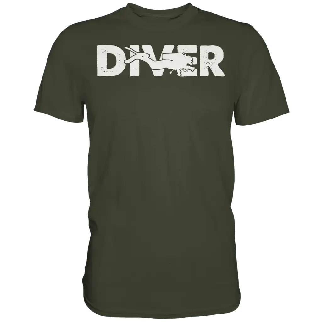 Diver - Taucher - Premium Shirt - Urban Khaki / S