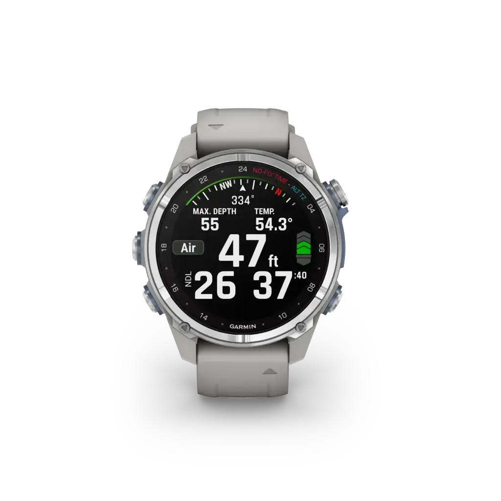 Garmin Descent™ Mk3 43mm Tauchcomputer Edelstahl Grau