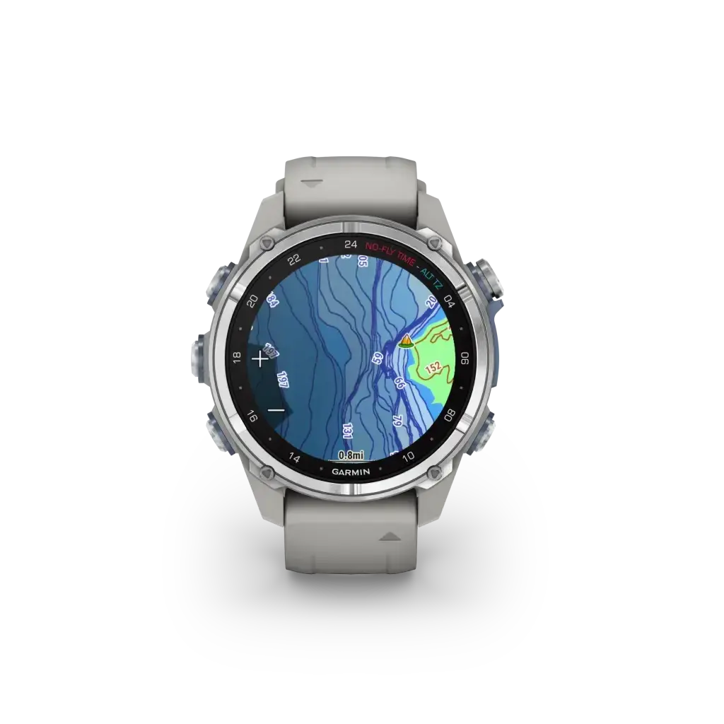 Garmin Descent™ Mk3 43mm Tauchcomputer Edelstahl Grau