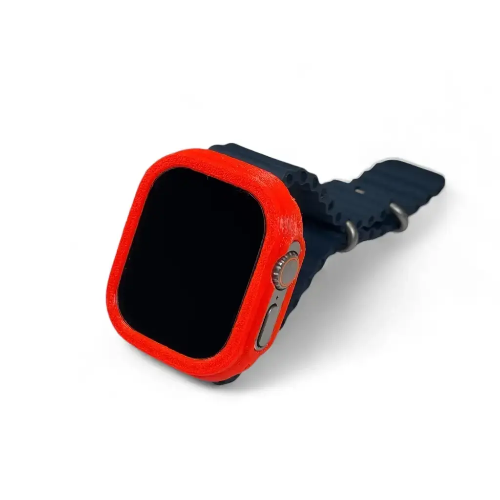 Hülle für Apple Watch Ultra - Neonorange - bewerbbar