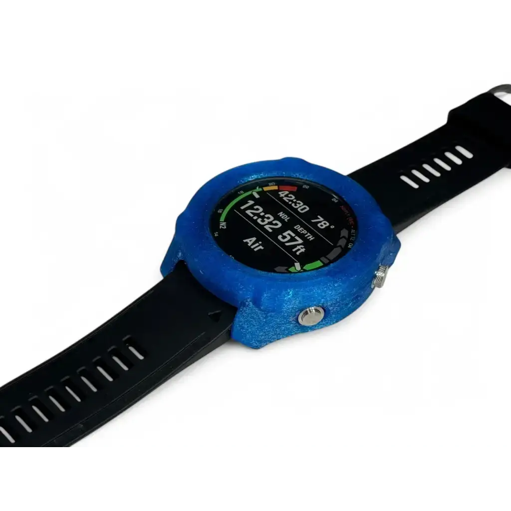 Hülle für Garmin MK2i - Blau transparent - bewerbbar