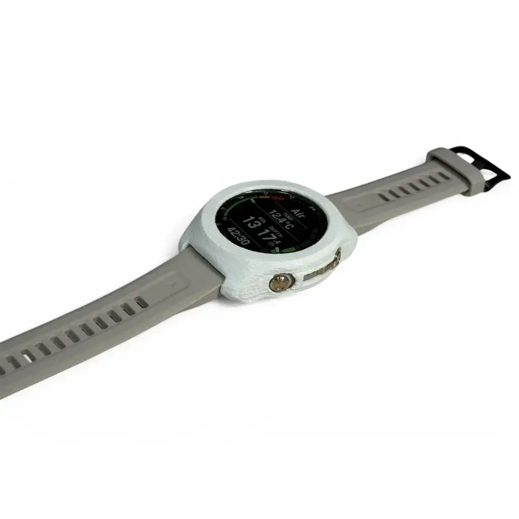 Hülle für Garmin MK3i 43mm - Weiß - bewerbbar