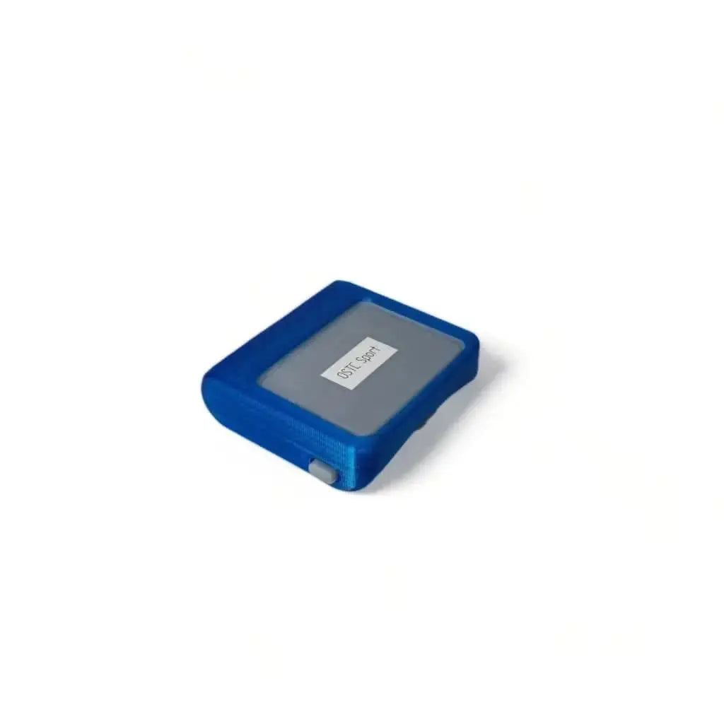 Hülle für OSTC3 / Sport (69mm breit) - Blau transparent