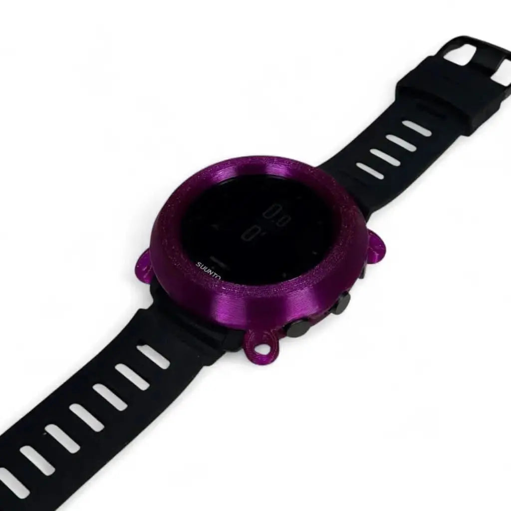 Hülle für Suunto D5 - Band + Bungeeösen - Lila transparent