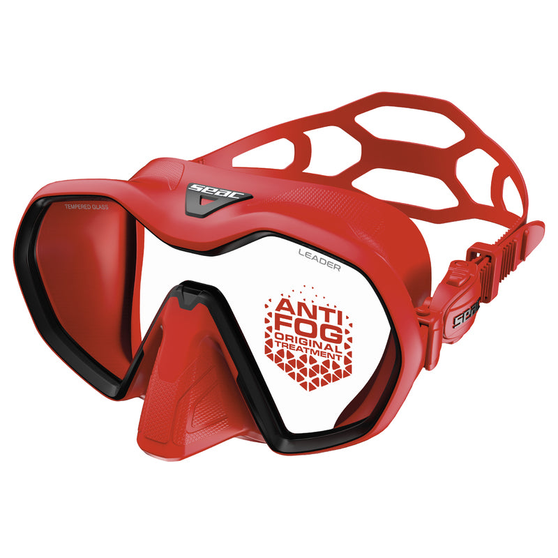 Seac Leader Antifog Tauchmaske Rot