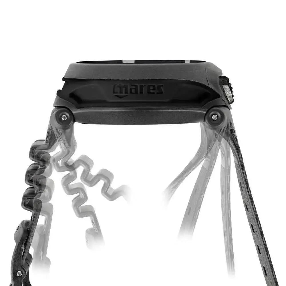Mares Puck Lite dive computer side view showing detachable strap and compact design.