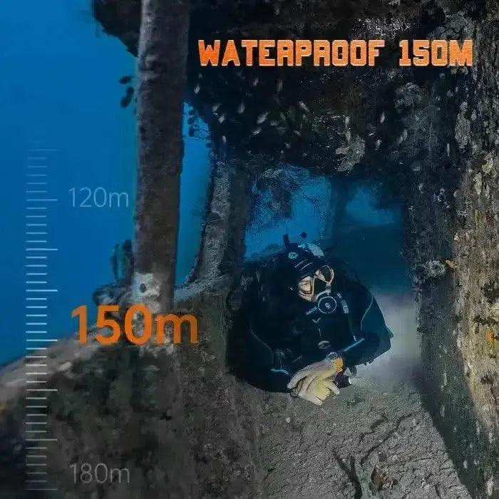 OrcaTorch - D530V Videolampe mit ersatzakku 1200 lm