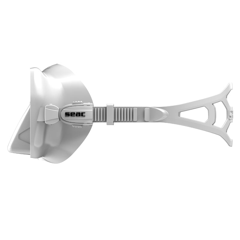 Seac Purezza Antifog Tauchmaske Weiß – Seitenansicht