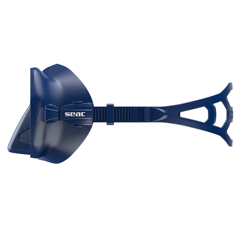 Seac Purezza Antifog Tauchmaske Blau – Seitenansicht