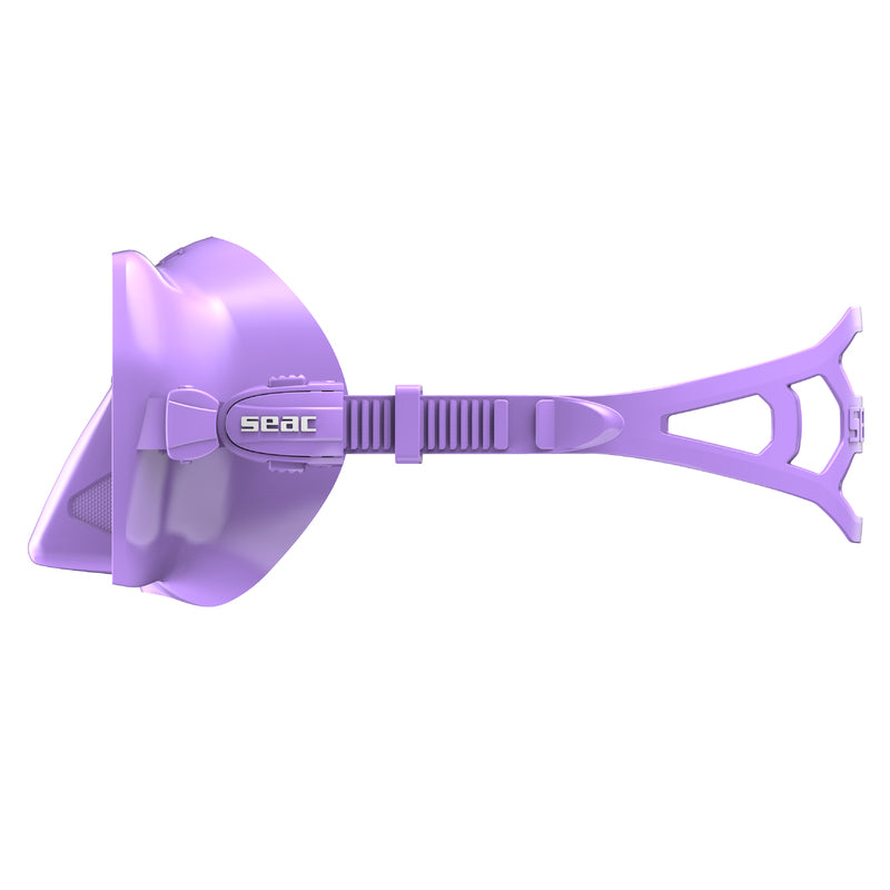 Seac Purezza Antifog Tauchmaske Flieder – Seitenansicht