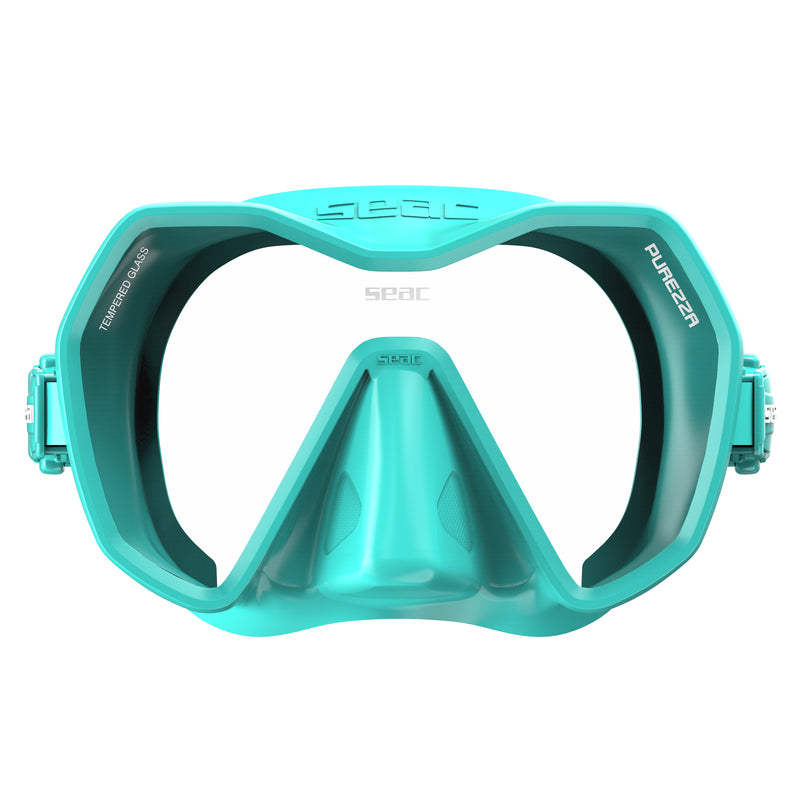 Seac Purezza Antifog Tauchmaske Tiffany – Frontansicht