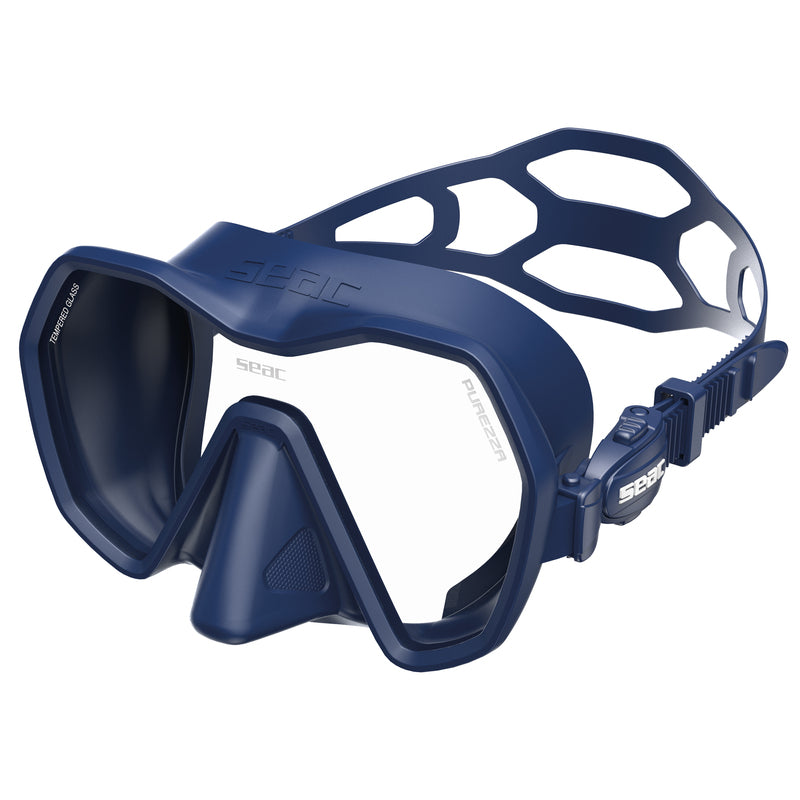 Seac Purezza Antifog Tauchmaske Blau – Detailansicht