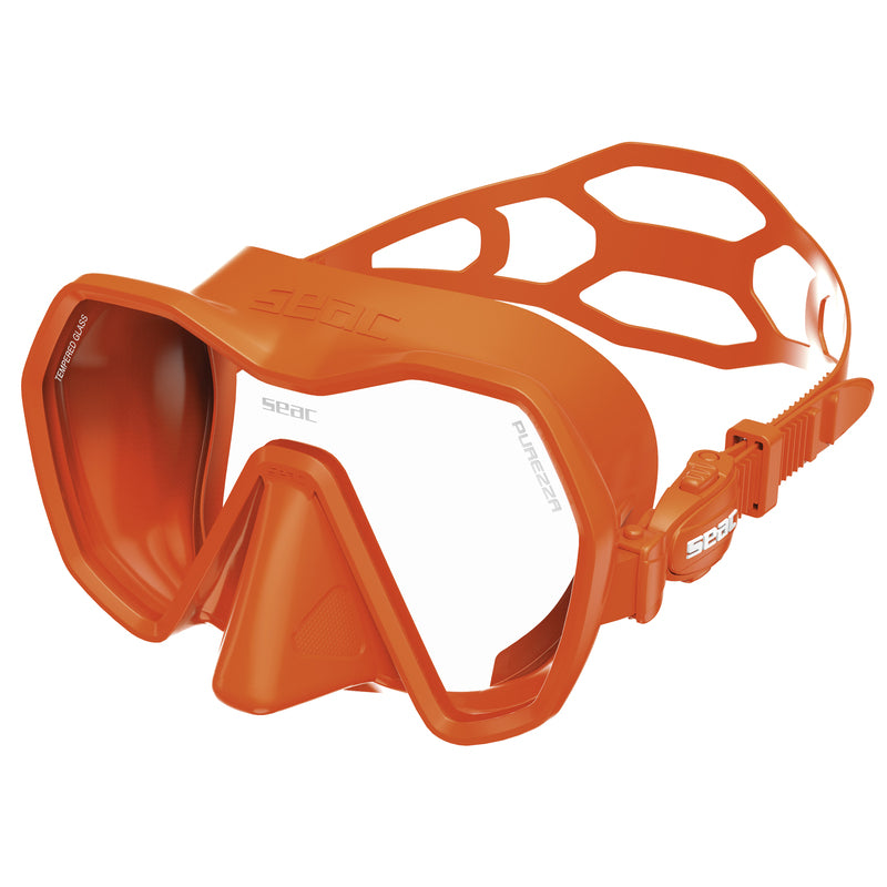 Seac Purezza Antifog Tauchmaske Orange – Detailansicht