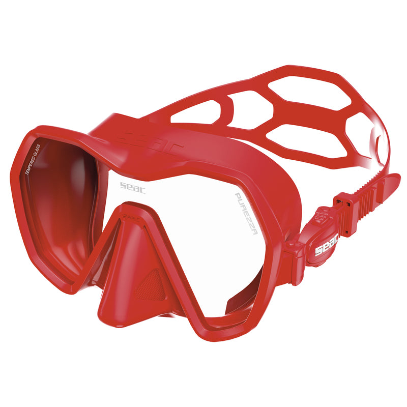 Seac Purezza Antifog Tauchmaske Rot – Detailansicht