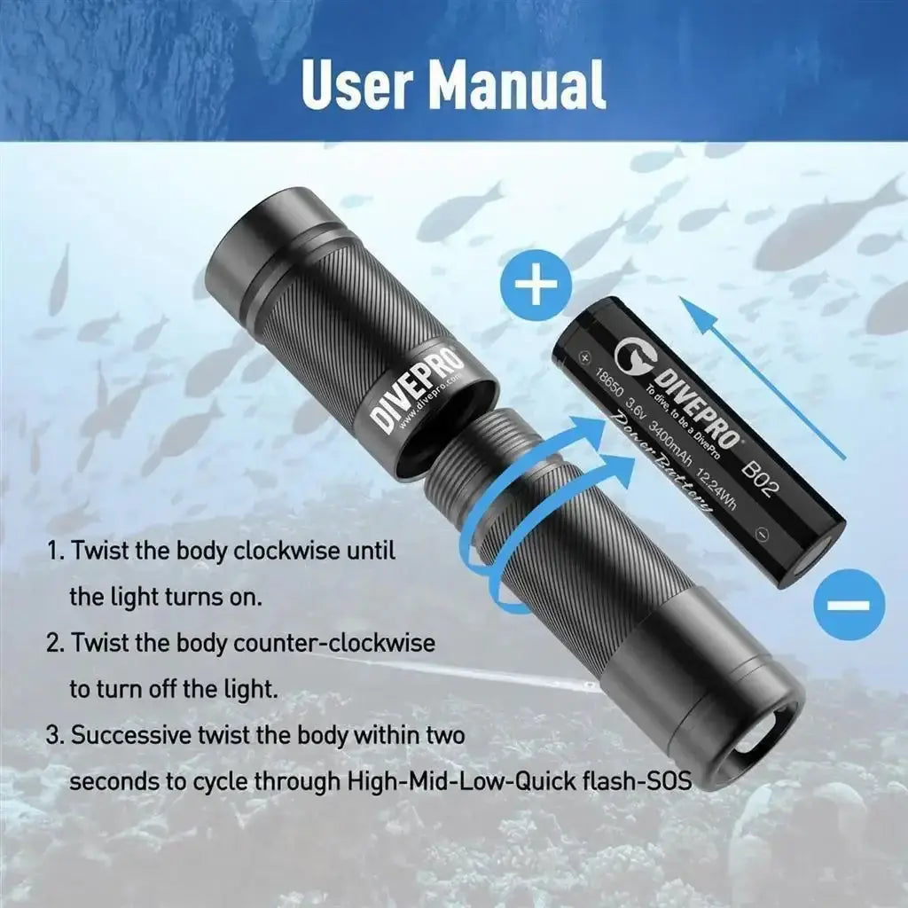 Tauchlampe DIVEPRO D5-3 von Divepro - Jetzt kaufen