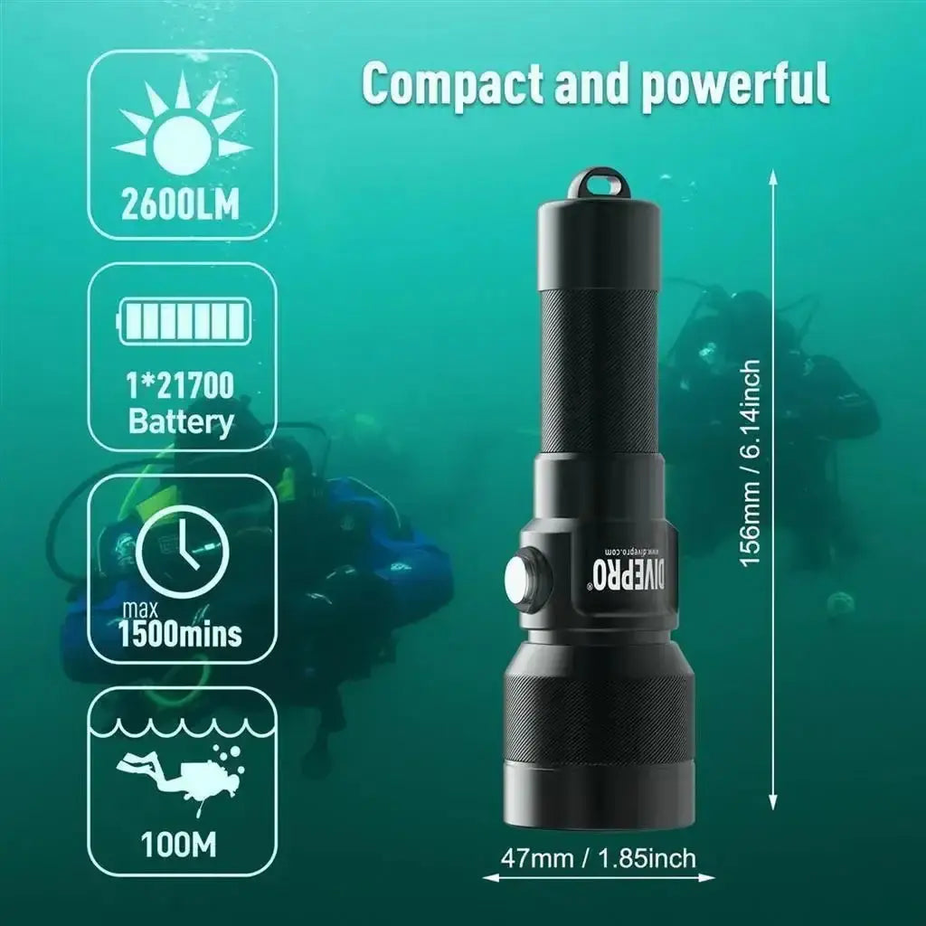 Tauchlampe DIVEPRO S26 von Divepro - Jetzt kaufen