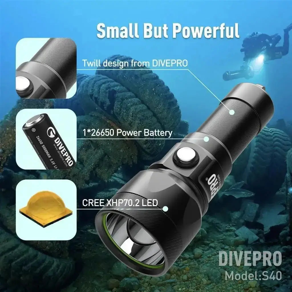 Tauchlampe DIVEPRO S40 von Divepro - Jetzt kaufen