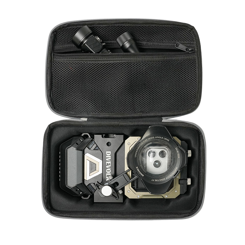 Divevolk Travel Case mit SeaTouch 6 Pro Zubehör