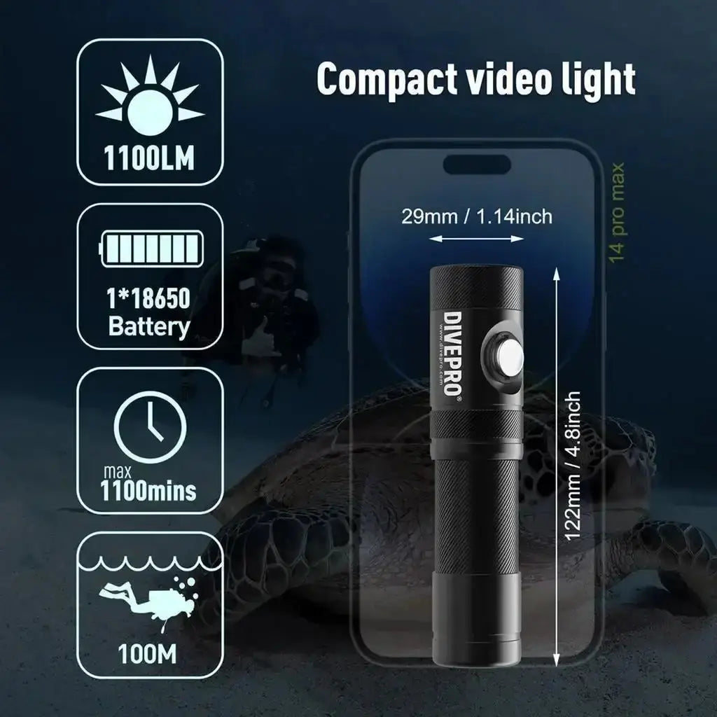 Videoleuchte DIVEPRO D11F von Divepro - Jetzt kaufen